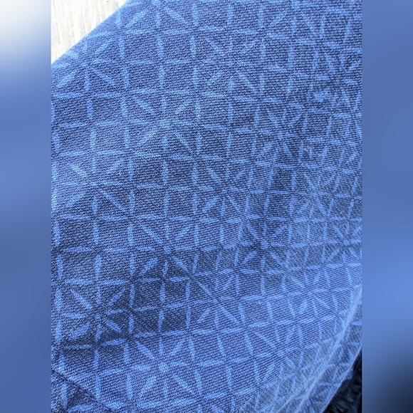 Nat Nast Silk Cotton Blend Blue Short Sleeve Button Down Shirt Men's XL - Picture 4 of 5